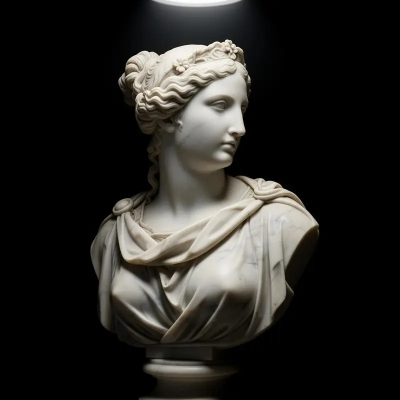 Marble bust